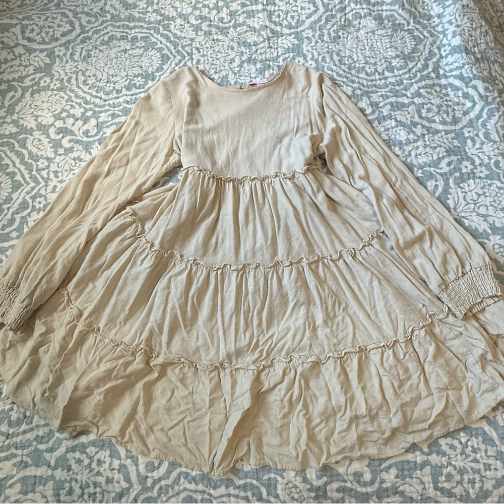 Pink Lily Beige Dress